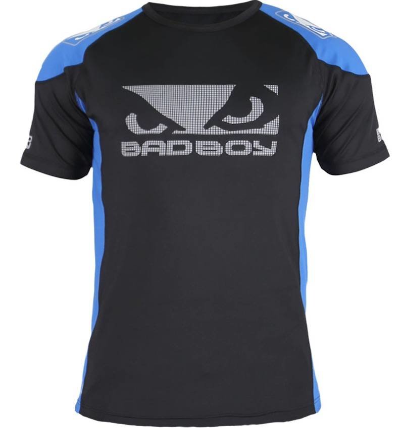 Bad Boy Bad Boy Performance Walkout 2.0 T Shirt Schwarz Blau MMA Bekleidung