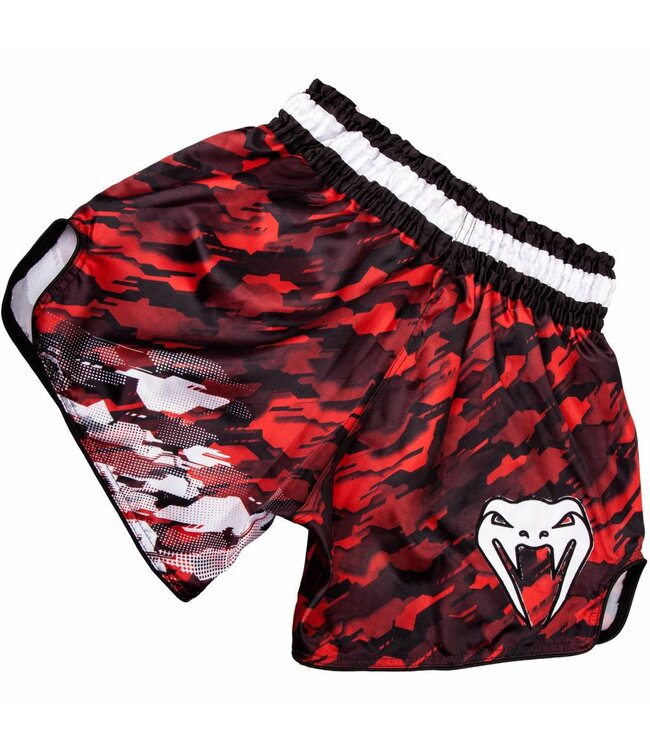 Venum Tecmo Muay Thai Kickboxing Shorts Red Venum Clothing