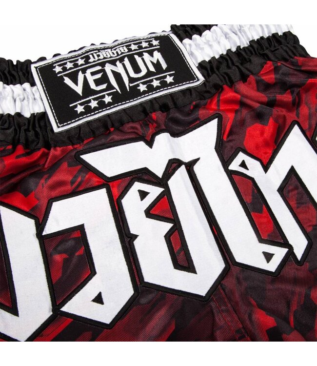 Venum Venum Thai Kickboks Broekjes Tecmo Rood - XS Kids maat 128