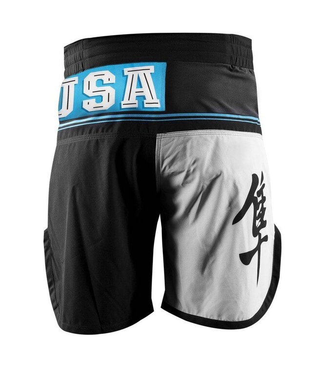 Hayabusa Flex Factor Training Shorts Black Blue