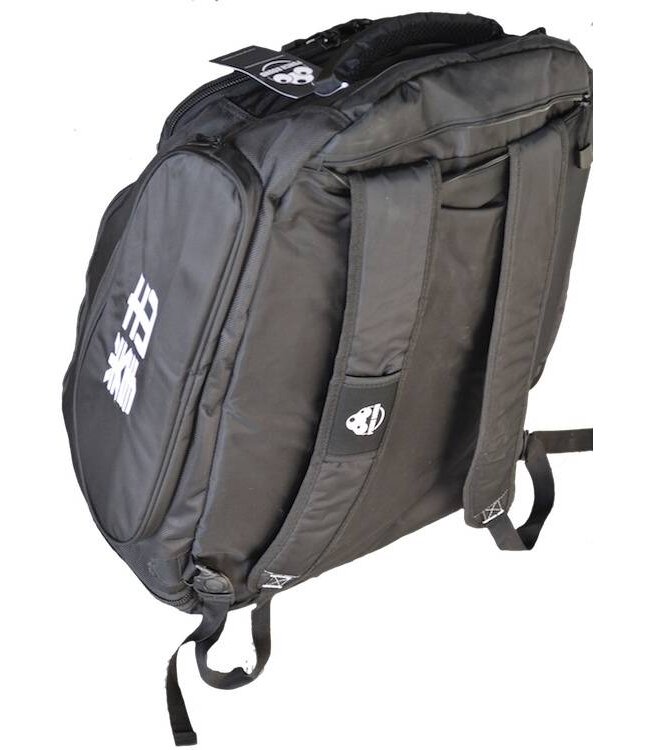 PunchR Convertible Gym Bag – Duffel & Backpack – Black/White