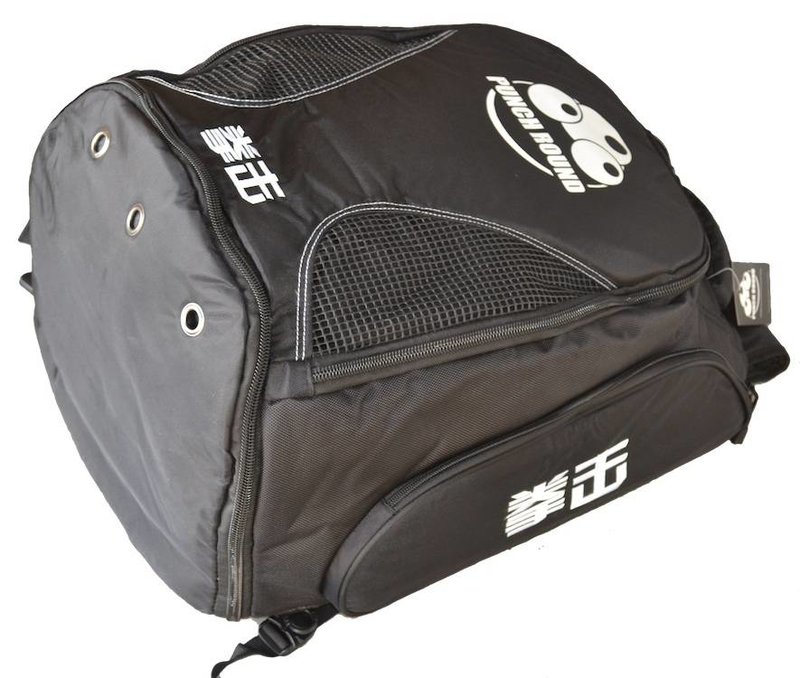 PunchR™  Punch Round™ Boxing Convertible Gym Bag - Backpack Black Ice