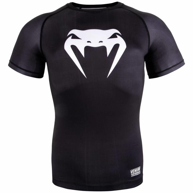 Venum Venum Contender 3.0 Compression T Shirts S/S Zwart Wit