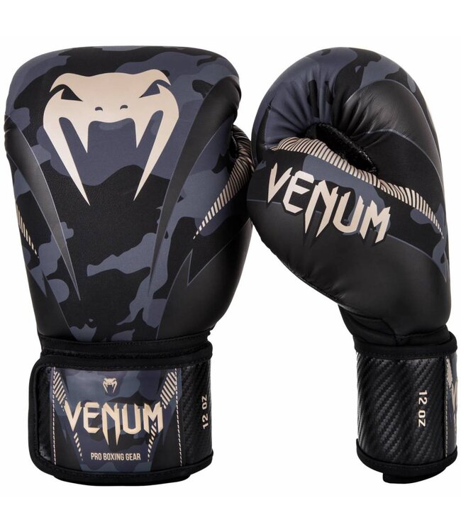 Venum Boxhandschuhe Impact Dark Camo Sand Venum Fightgear