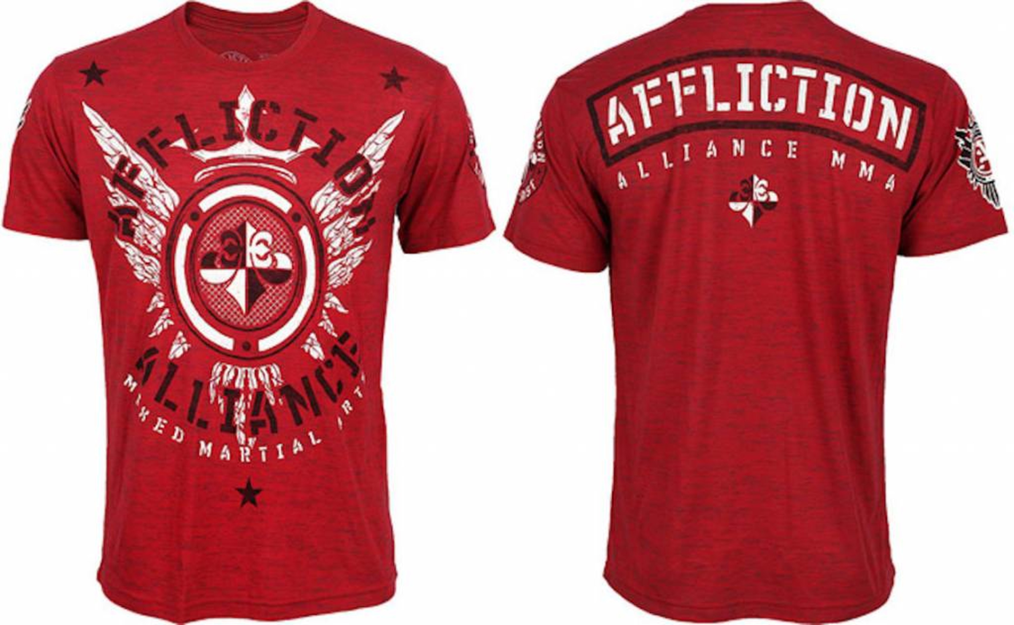 Affliction Alliance Mma Gym T Shirt Red Mma Kleding Fightwear Shop Nederland