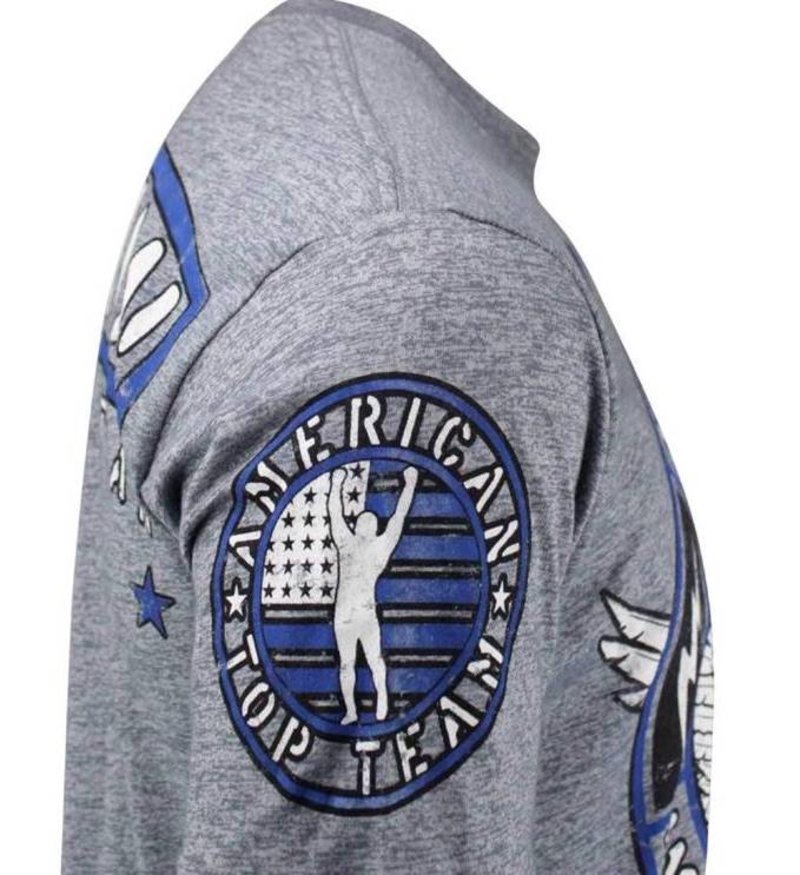 Affliction Clothing Affliction ATT T Shirt Grey MMA Kleding Nederland