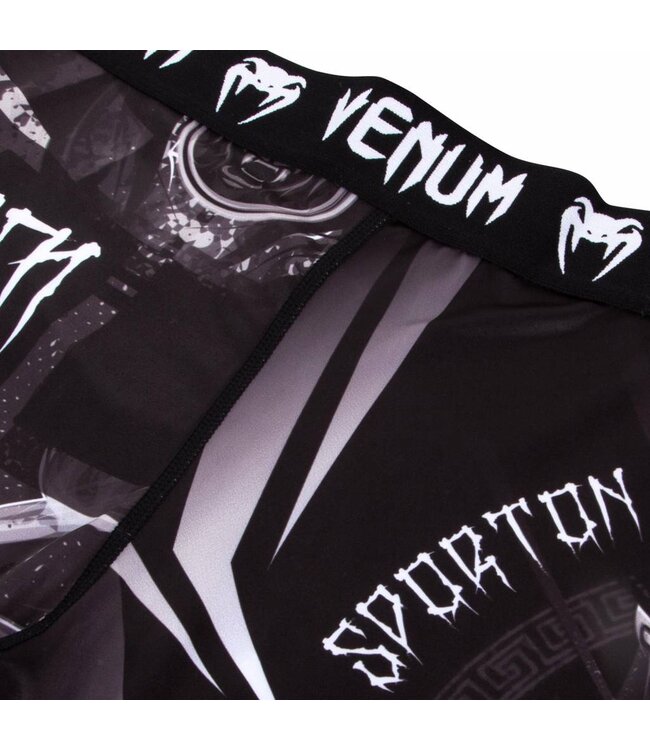 Venum Legging Gladiator Schwarz Weiß 3.0 Gamaschen Strumpfhose Venum Fightstore