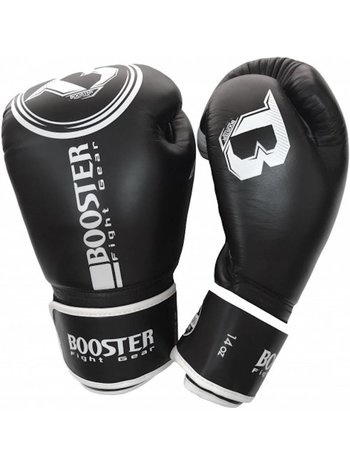 Booster Booster BGL 1 Boxhandschuhe Schwarz Weiss Leder