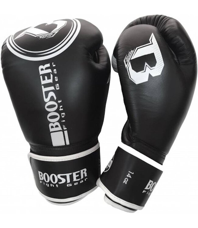 Booster Booster BGL 1 Boxing Gloves Black White Booster Fighstore