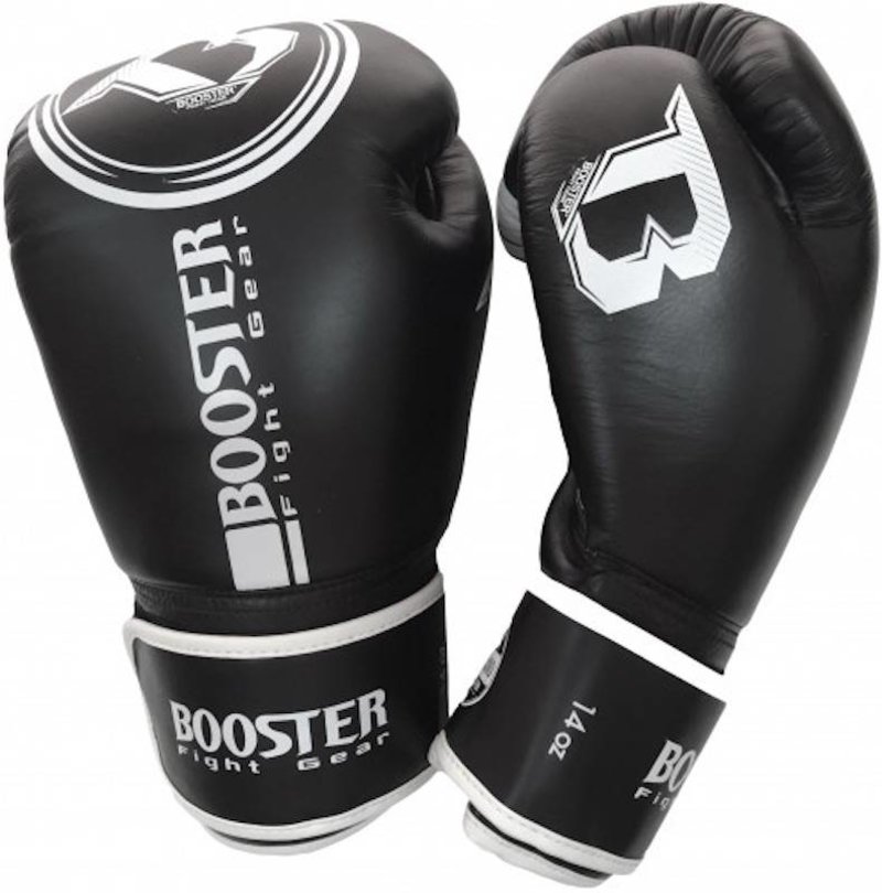 Booster Booster BGL 1 Boxing Gloves Black White Booster Fighstore