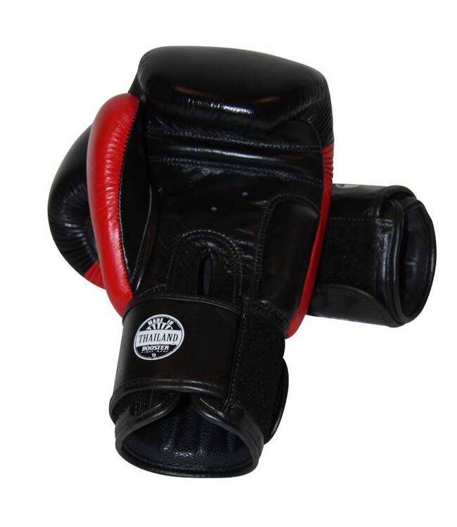 Booster Boxhandschuhe Pro Siam 3 Schwarz Rot Leder