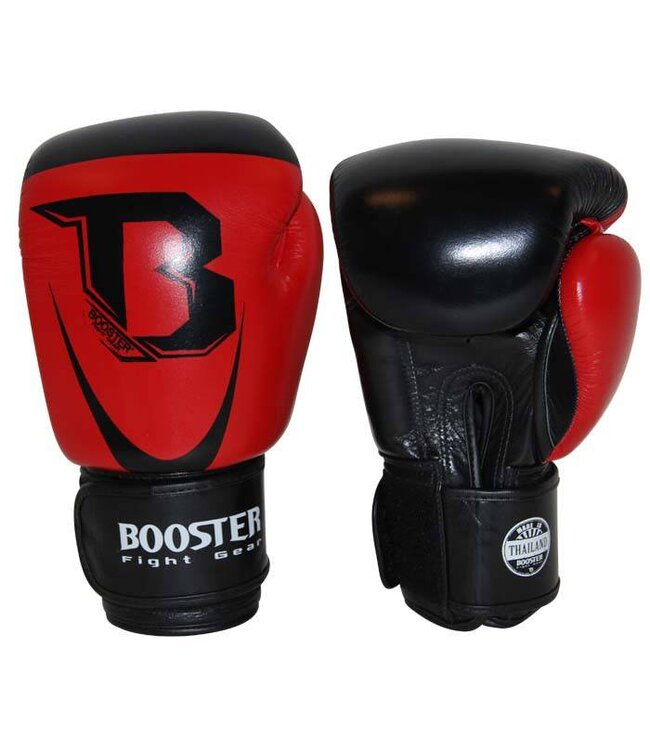 Booster Booster Boxhandschuhe Pro Siam 3 Schwarz Rot Leder