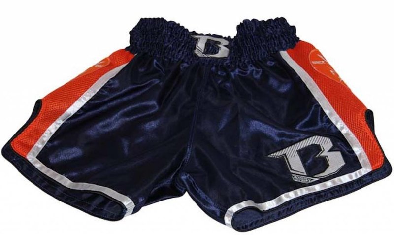 Booster Booster Kickboks Shorts TBT Pro 4.37 Blau Orange Thaiboks Clothing