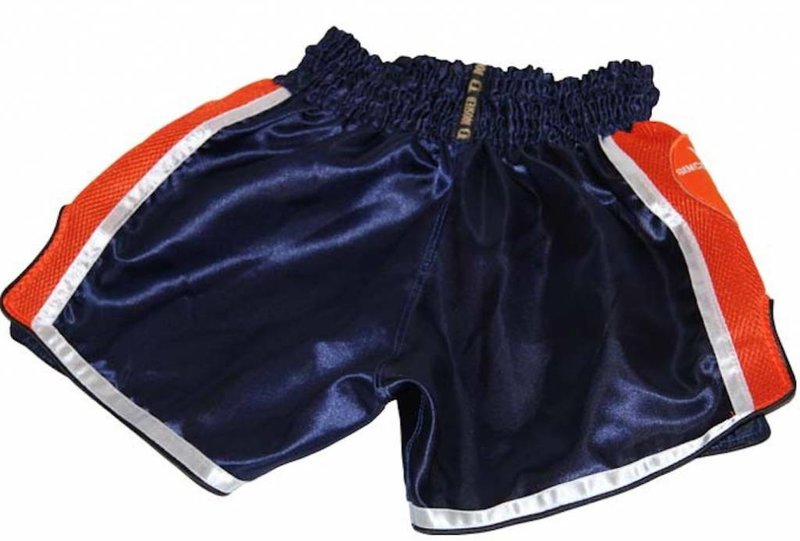 Booster Booster Kickboks Shorts TBT Pro 4.37 Blau Orange Thaiboks Clothing