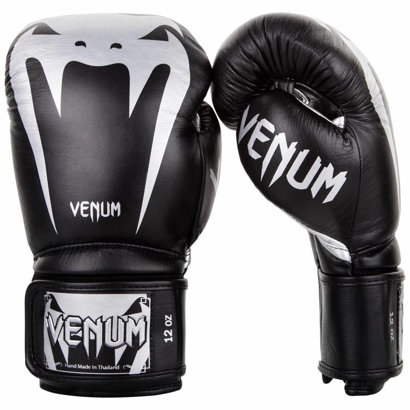 Venum Boxing Gloves Venum Giant 3.0 Black Silver Venum Europe