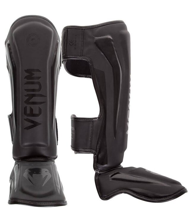 Venum Venum Kickboks Scheenbeschermers Elite Black on Black Shinguards