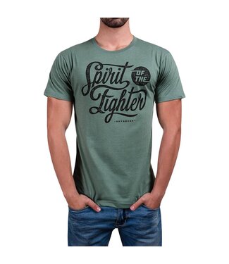 Hayabusa Hayabusa Spirit of the Fighter T Shirt Groen Hayabusa Fightwear
