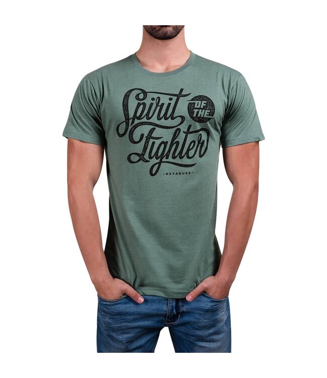 Hayabusa Hayabusa Spirit of the Fighter T Shirt Groen Hayabusa Fightwear