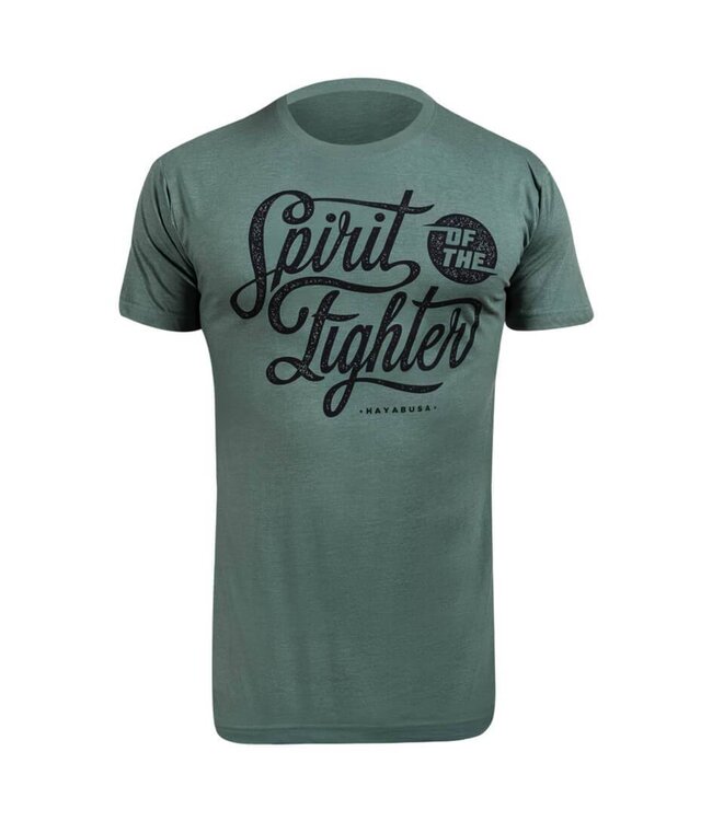 Hayabusa Spirit of the Fighter T Shirt Groen Hayabusa Fightwear