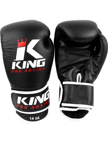 King Pro Boxing King Pro Boxing KPB Boxing Gloves Black KPB/BG 3 Leather