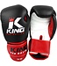 King Pro Boxing Bokshandschoenen Zwart Rood KPB/BG 1 Leder
