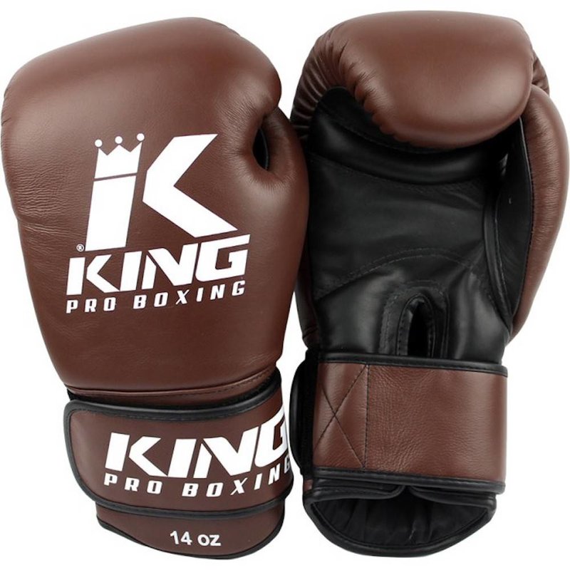 King Pro Boxing King Pro Boxing Bokshandschoenen Bruin KPB/BG 4 Leder
