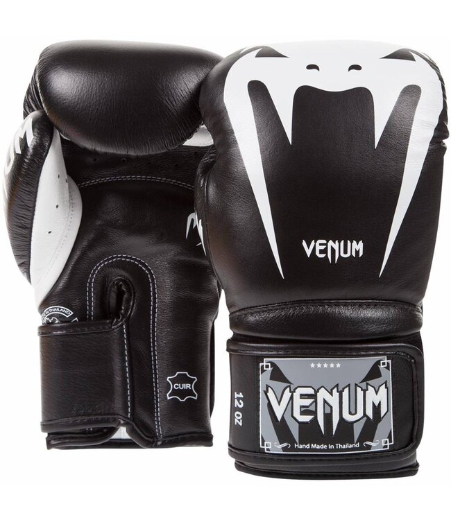 Venum Boxing Gloves Giant 3.0 Black White - Venum Fight Gear