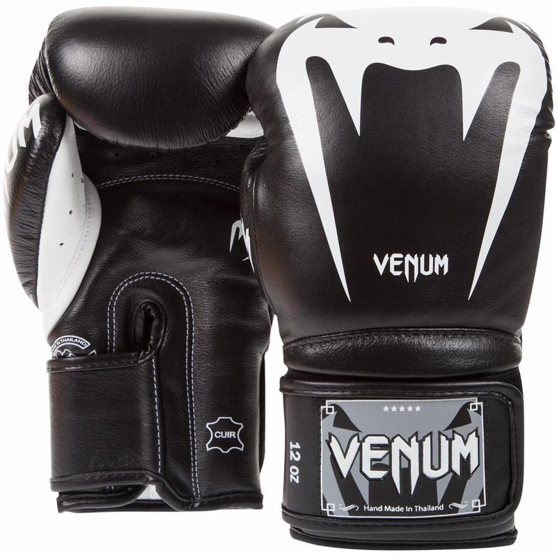 Venum Venum Boxing Gloves Giant 3.0 Black White - Venum Fight Gear