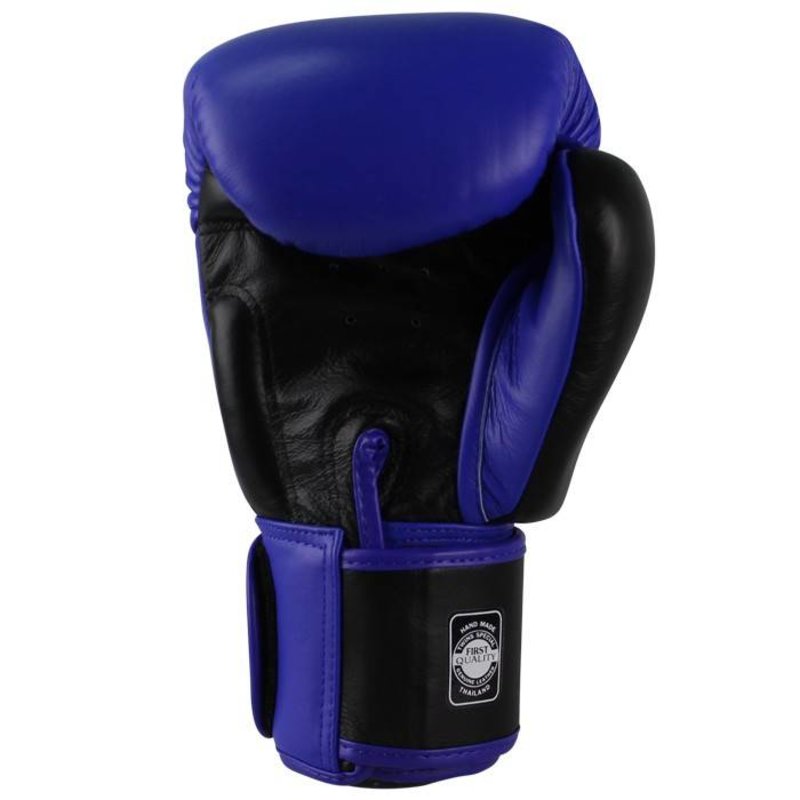 Twins Special Twins BGVL 3 Boxhandschuhe Blau Schwarz Klettverschluss Leder