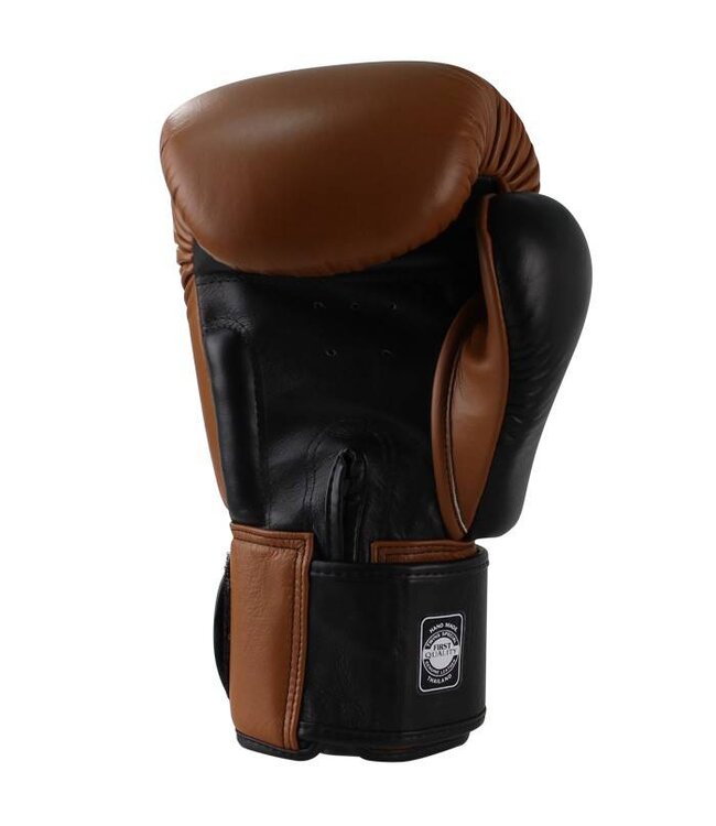 Twins Special BGVL3 Leather Boxing Gloves Brown/Black – Muay Thai & Kickboxing