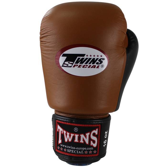 Twins Special Twins Boxhandschuhe BGVL 3 Braun Schwarz Leder