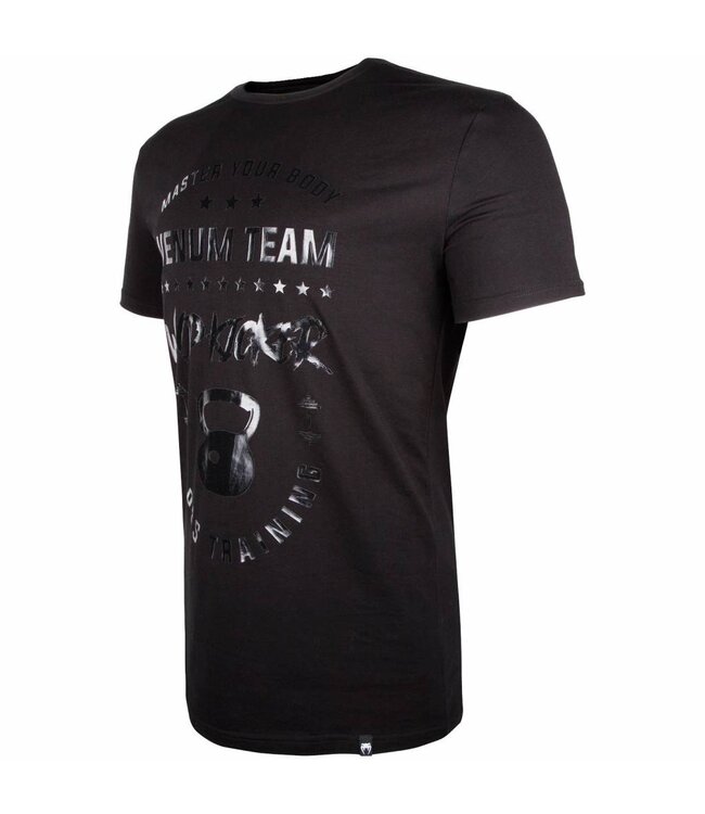 Venum T Shirts Wod Kicker Black Venum Sport Kleding