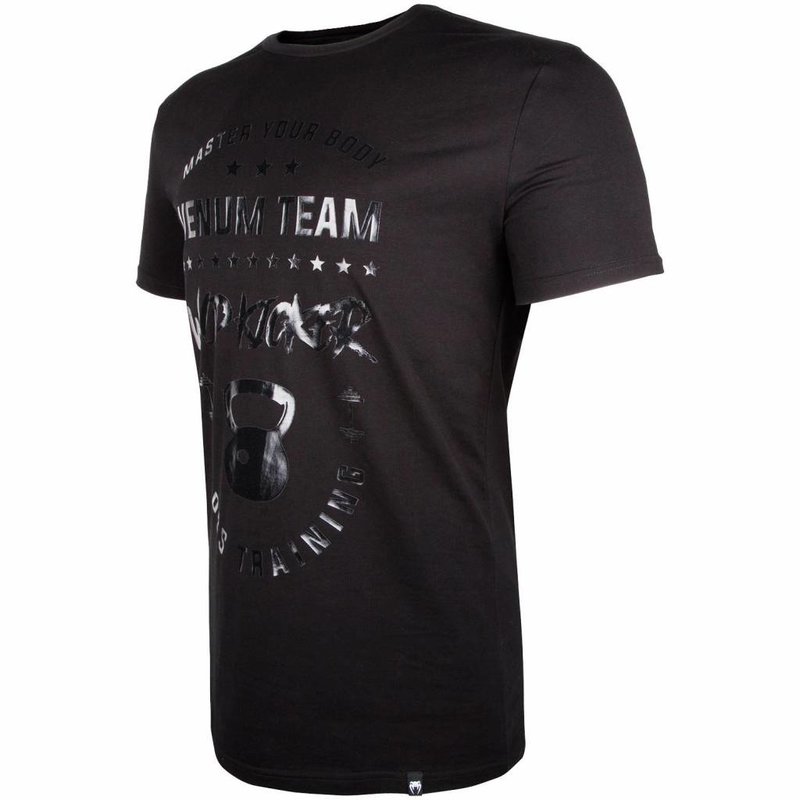 Venum Venum T Shirts Wod Kicker Black Venum Sport Kleding