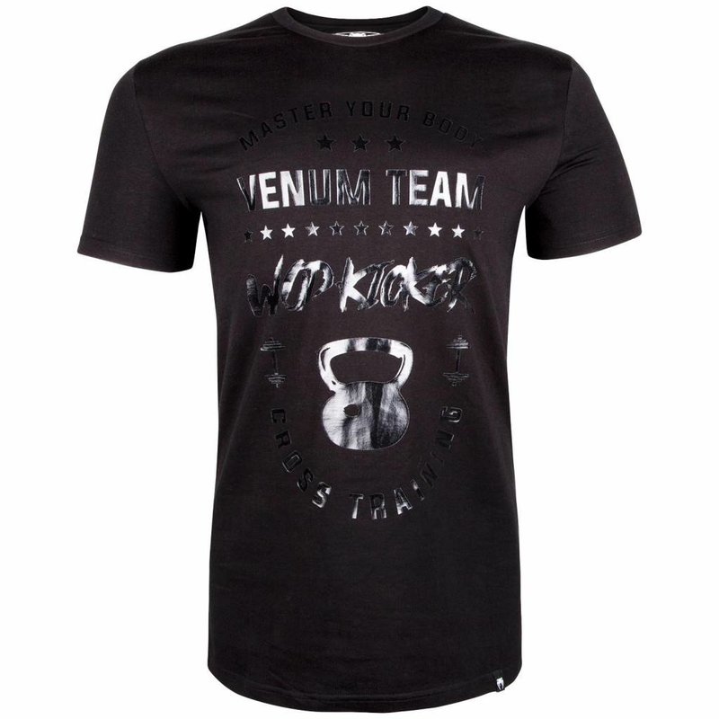 Venum Venum Wod Kicker T Shirt Black Venum Sports Clothing