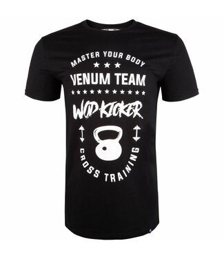 Venum Venum Wod Kicker T Shirt Black White Venum Fitness Clothing