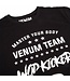Venum Venum T Shirts Wod Kicker Zwart Wit Venum Fitness Kleding