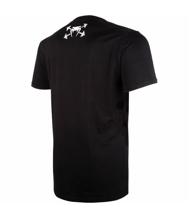 Venum T Shirts Wod Kicker Zwart Wit Venum Fitness Kleding