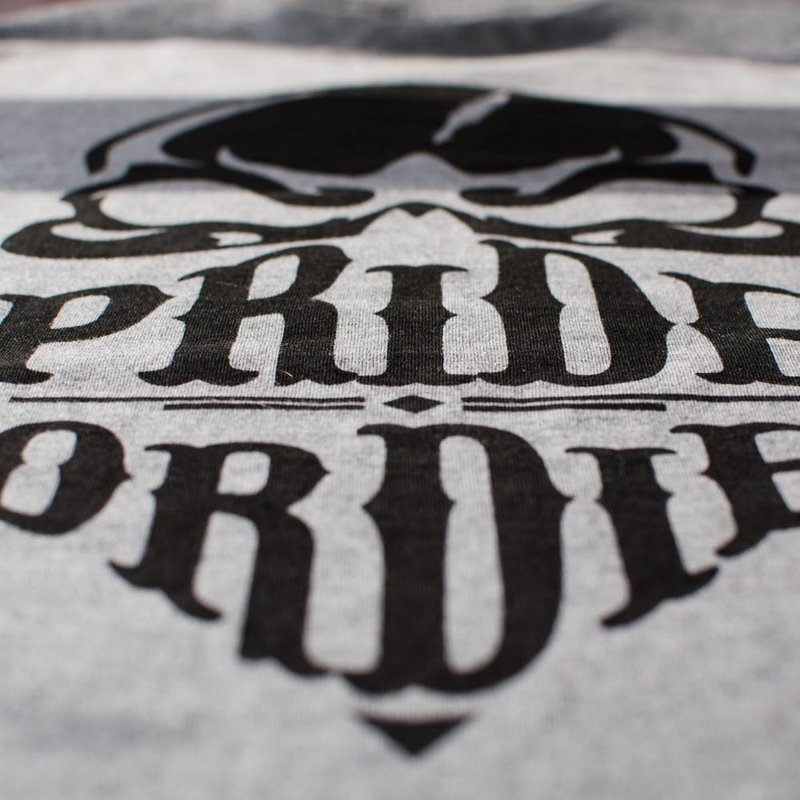 Pride or Die PRiDEorDiE T-Shirt RECKLESS Graue gemischte Kampfkunst-Kleidung