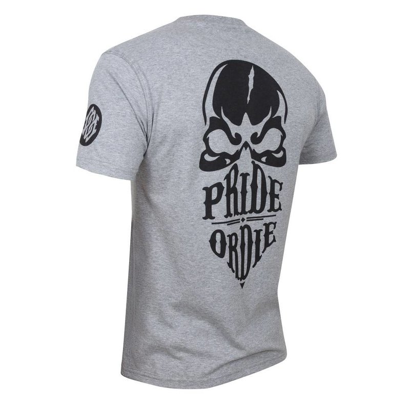 Pride or Die PRiDEorDiE T-Shirt RECKLESS Graue gemischte Kampfkunst-Kleidung