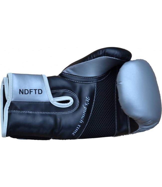 PunchR™  Punch Round  Combat Sports Boxhandschuhe Silber Schwarz