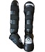 Punch Round Kickboxing Shin Guards Experience Luxury PU Black