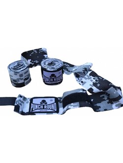 PunchR™  Punch Round Perfekte Stretch Hand Wraps Camo Boxbandagen 460cm