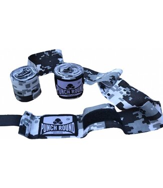 PunchR™  Punch Round Perfekte Stretch Hand Wraps Camo Boxbandagen 460cm