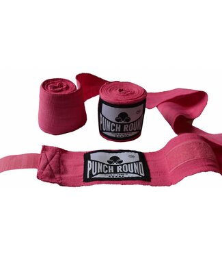 PunchR™  Punch Round™ Perfect Stretch Boxbandagen Rosa 260 cm