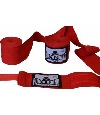 PunchR™  Punch Round™ Perfect Stretch Boxbandagen Rot 260 cm