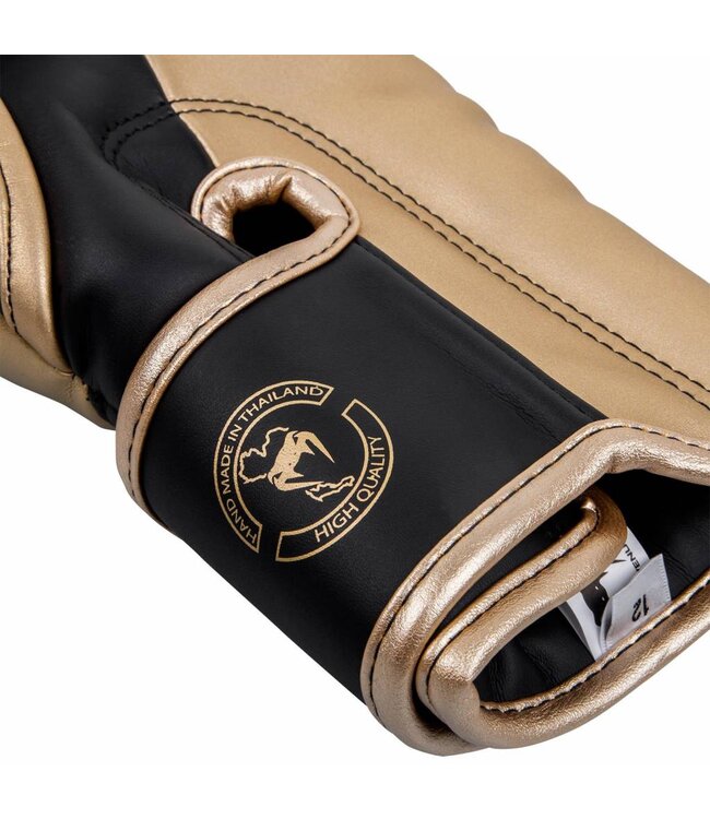 Venum Elite Bokshandschoenen – Zwart/Goud | Voor Boksen, Kickboksen & Muay Thai