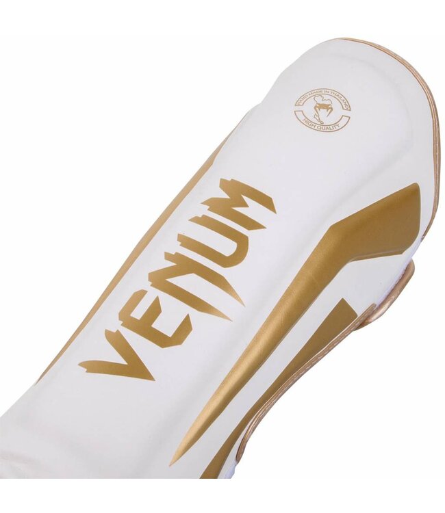 Venum Venum Schienbeinschoner Elite Shinguards Weiss Gold