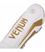 Venum Stand Up Kickboxing Shin Guards Elite White Gold