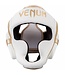 Venum Elite Headgear White Gold Head Protection