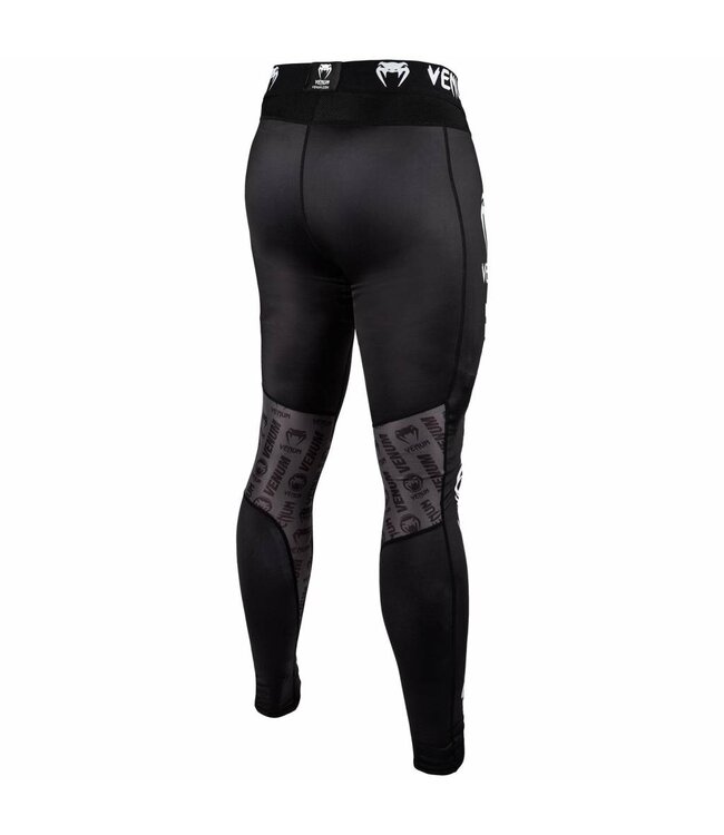 Venum Leggings Logos Spats Tights Zwart Wit